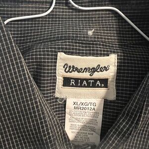 Wrangler Riata Dark Checkered Shirt